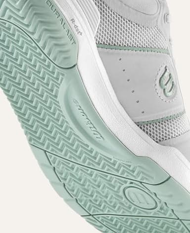 WILSON Women's Pickle Pro Sneaker, White/Surf Spray, 7.5 - Image 19