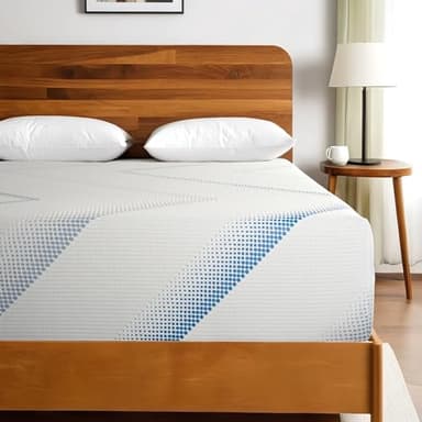 BreezeRest Queen Mattress Medium Firm 12 Inch Memory Foam Colchones Bed in a Box Cooling Gel Green Tea Queen Size Mattress with Breathable Soft Fabric Cover CertiPUR-US Pressure Relieving - Image 6