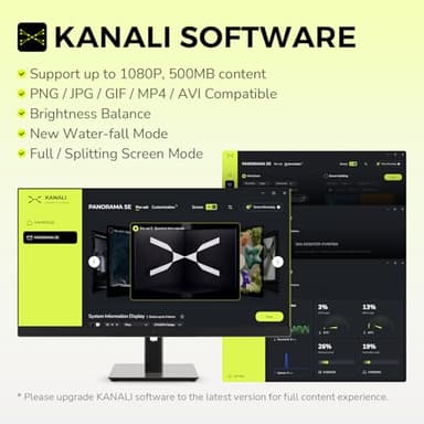 TRYX PANORAMA SE 360 ARGB White 360mm AIO Rotatable 6.67'' AMOLED Curved Screen 3D Anamorphic Effect Customizable AIO Cooler 360mm White Asetek Adela 280w TDP Intel LGA 1851/1700/1200/115X AMD AM5/AM4 - Image 7