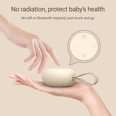 Portable Baby Sound Machine [White Noise for Babies Kids Adults][Sleep Soother][Timer Function][12 Soothing Sounds] 15 Hours Battery Life, Travel,Registry Gift,Shower,Clips on Baby Stroller - Image 6