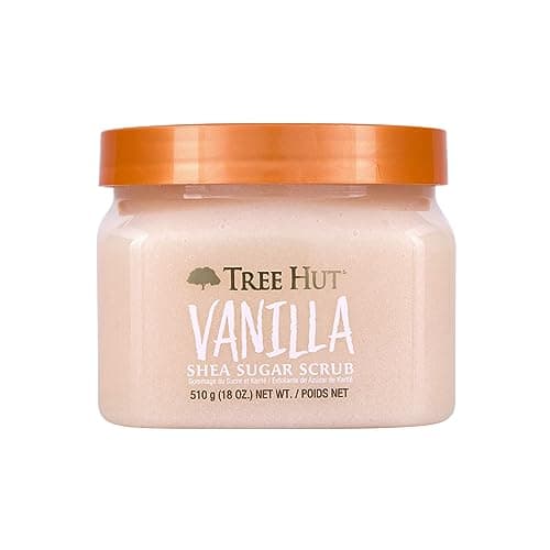Tree Hut Vanilla Shea Sugar Exfoliating & Hydrating Body Scrub, 18 oz - Image 1