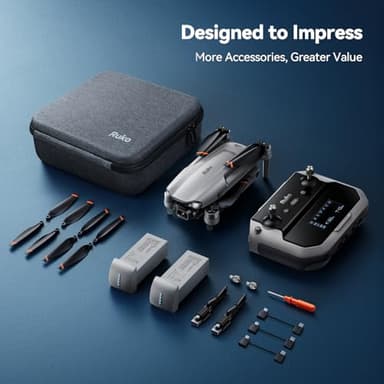 Ruko F11PRO 2 Drone with 6K Camera for Adults, 3-Axis Gimbal, 4K/30fps Video, 70-Min Flight Time with 2 Batteries, 10000ft FPV Transmission Professional Drone, Auto Return, Beginner Mode - Image 9