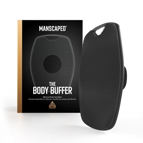 MANSCAPED® The Body Buffer Premium Silicone Scrubber for Nourishing, Cleaning & Exfoliating Your Skin - Lather Boosting Bristles with Ergonomic No-Slip Handle, Long-Lasting & Easy to Clean (1-Pack) - Image 1