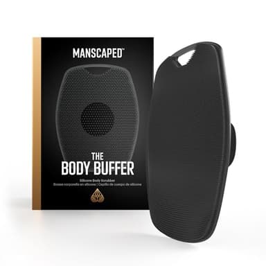 MANSCAPED® The Body Buffer Premium Silicone Scrubber for Nourishing, Cleaning & Exfoliating Your Skin - Lather Boosting Bristles with Ergonomic No-Slip Handle, Long-Lasting & Easy to Clean (1-Pack) - Image 1