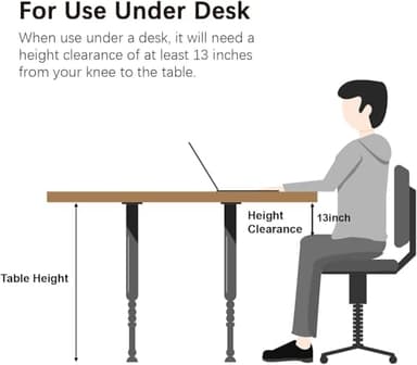 Mini Exercise Bike, himaly Under Desk Bike Pedal Exerciser Portable Foot Cycle Arm & Leg Peddler Machine with LCD Screen Displays - Image 8