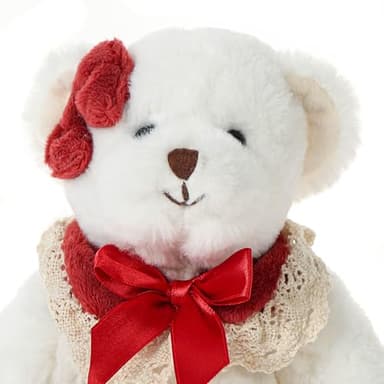 DILLY DUDU Teddy Bear Stuffed Animal Plush Toy Best Gifts （G） 10inch - Image 5