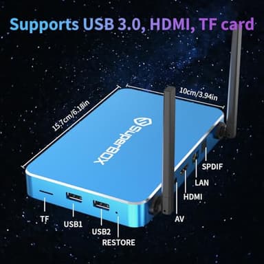 S6 S5 M*ax 2025 New with Power Cord 6K Ultra HD Voice Remote s6 Pro, 4GB RAM + 64GB ROM - Image 6