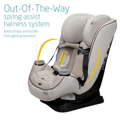 Maxi-Cosi Pria Max All-in-One Convertible Car Seat, Rear Facing Car Seat (4-40 lbs), Forward Facing Car Seat (22-65 lbs), High Back Booster Seat (40-100 lbs), Pure COSI, Desert Wonder - Image 4