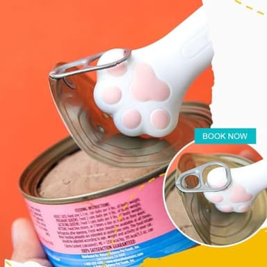 CUITIBI Small Spoon, CUITIBI Cat Wet Food Spoon,Pet Food Scoop,Spatula for Pet Food - Easy to Open with Can Opener Function - Image 7