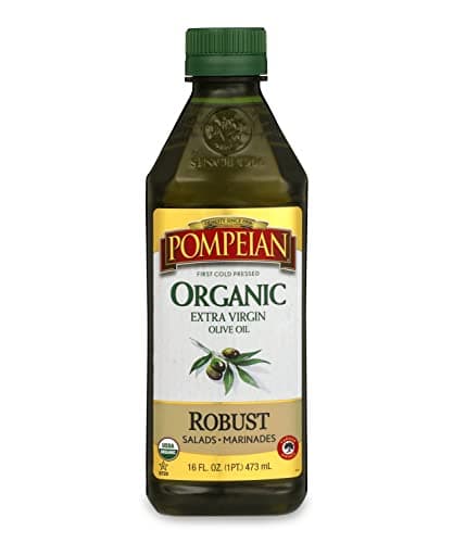 Pompeian USDA Organic Robust Extra Virgin Olive Oil, Contains Polyphenols, First Cold Pressed, Full-Bodied Flavor, Perfect for Salad Dressings & Marinades, 16 FL. OZ - Image 1