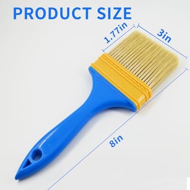 DTDNZKN 3 Pack Paint Brushes - Ideal for Priming, Painting, Varnishing, Wood, Walls, and More - Image 4
