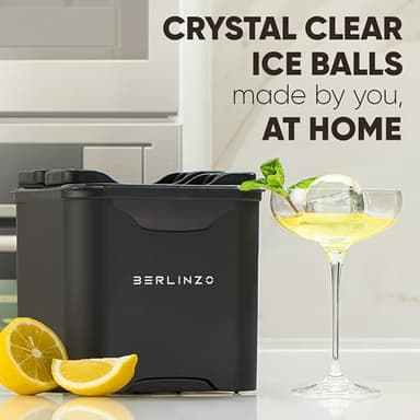 Berlinzo Premium Clear Ice Cube Maker with Conversation Ice Prints – 2 Large 2.1" Crystal Clear Ice Squares – Giftable Idea for Party, Game Night & Just for Fun – Includes Storage Bag (Non-Electric) - Image 3