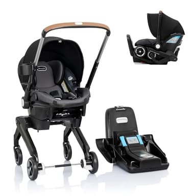 Evenflo Shyft DualRide Infant Car Seat Stroller Combo with Carryall Storage (Boone Gray) - Image 1