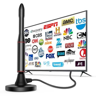 TV Antenna Indoor,650+ Miles Long Range Digital Antenna Indoor for All TV,Antenna for Smart TV for Local Channels,Supports 4K, 1080p - Image 1