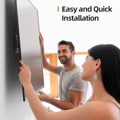 USX MOUNT Heavy Duty Fixed TV Wall Mount for 65-100 inch Flat TVs, Max Load 200 Lbs, Low Profile Bracket Fits 16" 18" 24" 32 inch Stud Spacing, Max VESA 800x600mm for Most 65 75 85 86 90 98 100 TVs - Image 7