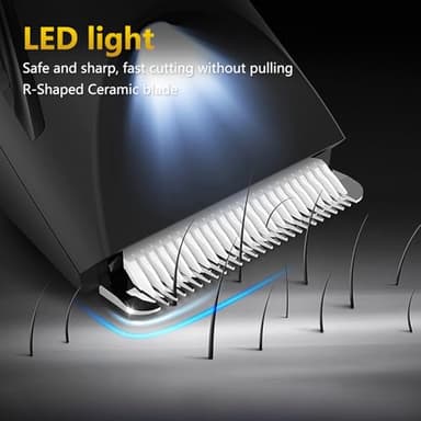 Manscaper Trimmer for Men, 2-in-1 Ball & Body Hair Groomer - Pubic & Groin Hair Shaver with Dual-Head, No-Nick Shaving, Smooth Grooming - Lightweight, Travel Lock, IPX7 Waterproof & LED Display - Image 2