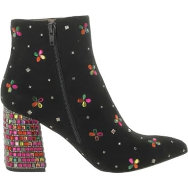 Betsey Johnson Women's Joise Ankle Boot, Black Multi, 6.5 - Image 2