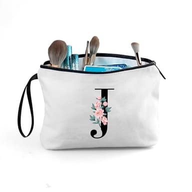 KONSOM Gift for Friend Woman,Gifts for Moms Birthday,Bridesmaid Gifts,Custom Makeup Bag with Mirror,Gifts for Woman Unique,Sister Gifts,Gifts for Young Women,Mothers day Gifts,Personalized Gifts,(J) - Image 6