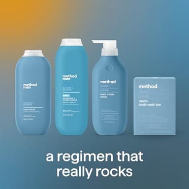 Method Men Body Wash, Glacier + Granite, Paraben and Phthalate Free, 18 fl oz (Pack of 1) - Image 7