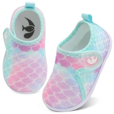 FEETCITY Baby Boys Girls Water Shoes Non-Slip Swim Beach Pool Shoes Barefoot Walking Outdoor Sneakers - Image 1