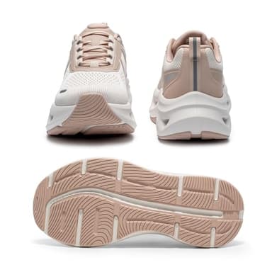 NORTIV 8 Women's Comfortable Walking Running Tennis Shoes MovePropel Athletic Gym Workout Jogging Fashion Sneakers,Size 6.5,Nude Pink,SNWS247W - Image 6