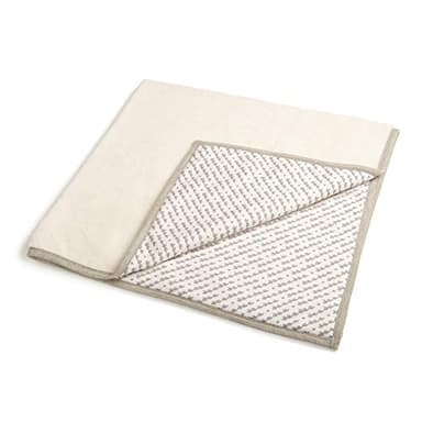 Oversized Luxuriously Soft Blanket for Toddler, Baby, Infant, Newborn, Boys, and Girls - Plush Unisex Receiving Blankets for Crib and Stroller, Ivory/Grey, 47” x 47”, Furry Blankie by baby deedee - Image 5