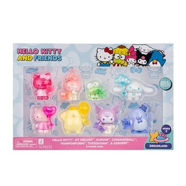 Jazwares Hello Kitty and Friends Dreamland 8-Pack with Mix and Match Dreamy Accessories - 2” Figures - Officially Licensed Sanrio Product from - Image 2