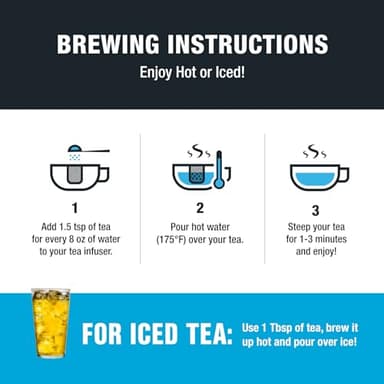 Tiesta Tea - Chinese Jasmine, Loose Leaf, Classic Jasmine Green Tea, Premium Blend, Medium Caffeinated, Make Hot or Iced Brews Up to 200 Cups, 16 Ounce Resealable Bulk Pouch - Image 5