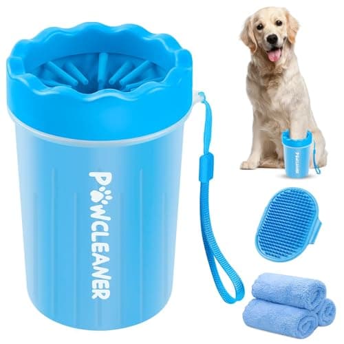 Dog Paw Cleaner, Dog Paw Washer, Paw Muddy Paw Cleaner, Pet Foot Cleaner for Small Medium Large Breed Dogs/Cats (with 3 absorbent towel) - Image 1