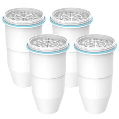 AQUA CREST NSF/ANSI 53 Certified 6-Stage Replacement Water Filters, Replacement for ZR-017 Pitcher Filters and Dispenser Filters, Reduce TDS, Lead, PFOA/PFOS, Chlorine, Bad Taste and Odor,4Packs - Image 9