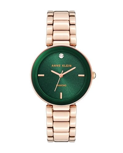 Anne Klein Women's Genuine Diamond Dial Bracelet Watch - Image 1