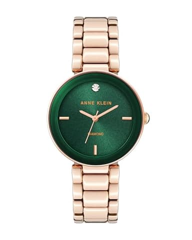 Anne Klein Women's Genuine Diamond Dial Bracelet Watch - Image 1