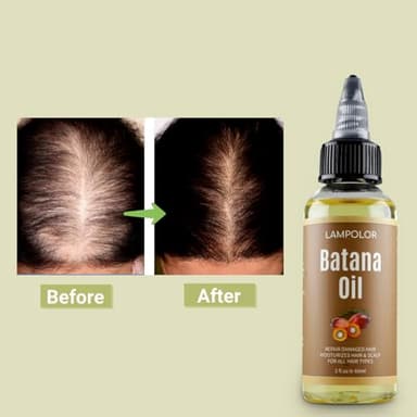 RAW Batana Oil for Hair Growth, Dr Sebi Organic Unrefined Batana Oil from Honduran, 100% Pure & Natural Hair Growth for Thicker & Stronger Hair - 2 FL OZ - 60Ml - 1Pack - Image 7