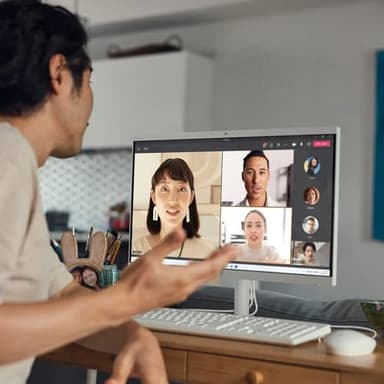 HP 21.5" FHD All-in-One Desktop Computer, 32GB RAM 1.5TB Storage (1TB SSD+512GB Docking Station Set), Dual-Core Intel Celeron, Windows 11 Pro with Microsoft Office Home & Business Included, Snow White - Image 9