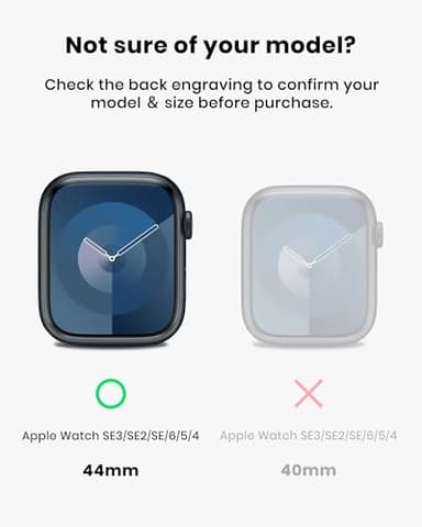 amBand Rugged Case with Band for Apple Watch 44mm, Compatible with iWatch Series SE 3/SE 2nd Generation/SE/6/5/4, Military Grade Shockproof Bumper Cover, Tactical Band for Men, Matte Black - Image 2