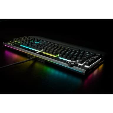 Corsair K100 RGB Mechanical Gaming Keyboard - Cherry MX Speed RGB Silver Keyswitches - PBT Double-Shot Keycaps - Elgato Stream Deck and iCUE Compatible - QWERTY NA Layout - Black - Image 5