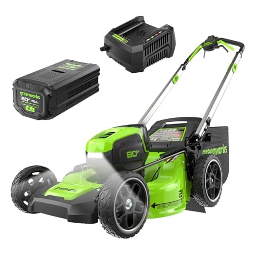 Greenworks 80V 21" Self-Propelled Lawn Mower (Gen 2), 8.0Ah Battery - Image 1
