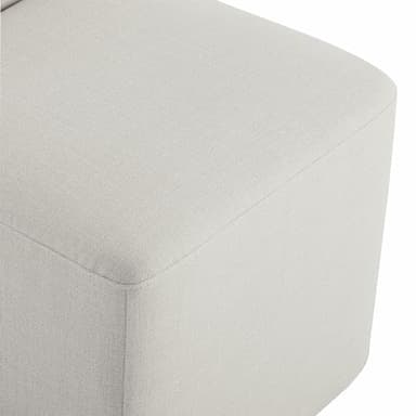 CHITA Dining Chairs with Casters Set of 2, FSC Certified Upholstered Armless Modern Rolling Dining Chairs with Rollers for Bedroom Reading Room Living Room, Linen - Image 15