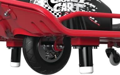 Razor Crazy Cart - 24V Electric Drifting Go Kart - Variable Speed, Up to 12 mph, Drift Bar for Controlled Drifts, One Size, Black/Red - Image 7