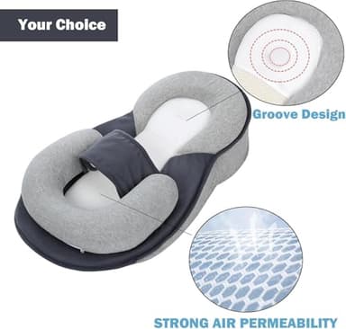 Rest Nest - Baby Bed Acid Reflux with Strap, Keesley Rest Nest Baby Bed, for Comfortable Play & Feeding Support (Regular) - Image 7