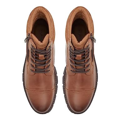 ALDO Men's Atwood Combat Boot, Cognac, 14 - Image 6