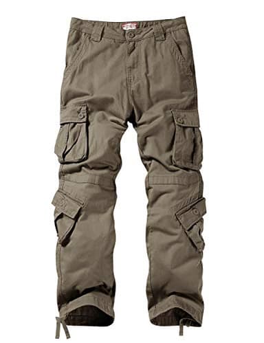 Match Men's Wild Cargo Pants (3357 Light Coffee, 34) - Image 3