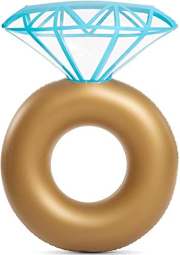 Jasonwell Inflatable Diamond Ring Pool Float - Engagement Ring Bachelorette Party Float Stagette Decorations Swimming Tube Floaty Outdoor Water Lounge Floats for Adults - Image 6