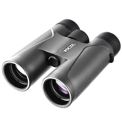 Binoculars for Adults, 12x42 Waterproof and Durable Binoculars with Multi-Coated Optics and Protective Rubber Armor, Lightweight Binocular for Bird Watching, Outdoor Sports, Hunting, Travel-Gray - Image 1