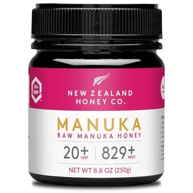 New Zealand Honey Co. Raw Manuka Honey UMF 20+ / MGO 829+ | UMF Certified Raw Medical Grade Honey | 8.8oz - Image 1