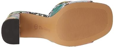 The Drop Women's Pattie High Block-heeled Mule Sandal, Multi Snake, 9 - Image 4