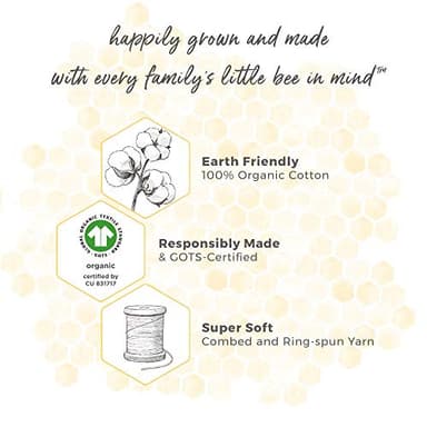 Burt's Bees Baby baby girls Sweatshirts, Lightweight Zip-up Jackets & Coats, Organic Cotton Hooded Sweatshirt, Heather Grey Quilted, Newborn US - Image 5