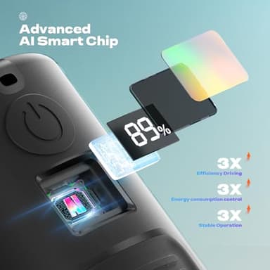 Portable Waist Fan, 4 Speeds 13000RPM Strong Airflow, belt fan with up to 22H of Working Time, Hands-Free Neck Fan, Rechargeable Wearable Personal Fan for Outdoor, Hiking,Jobsite, Farms - Image 6