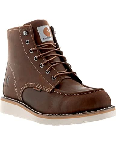 Carhartt Footwear CMW6095 6-Inch Waterproof Wedge Boot - 8 M - Dark Brown - Image 1