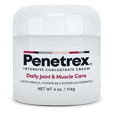 Penetrex Joint & Muscle Therapy - Soothing Comfort for Back, Neck, Hands, Feet - Premium Whole Body Rub with Arnica, Vitamin B6 MSM & Boswellia - Non-Greasy 4oz Cream - Image 1